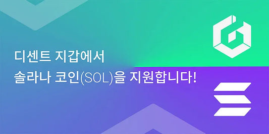 디센트 지갑에서 솔라나(Solana)를 지원합니다!