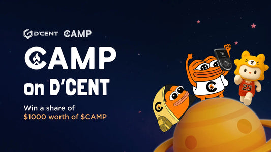 CAMP 메인넷 런칭 🎉 D’CENT 기념 이벤트 참여하고 리워드 받아가세요!
