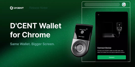 D'CENT Wallet for Chrome: 하드월렛 주소 그대로, PC에서 DeFi하는 법