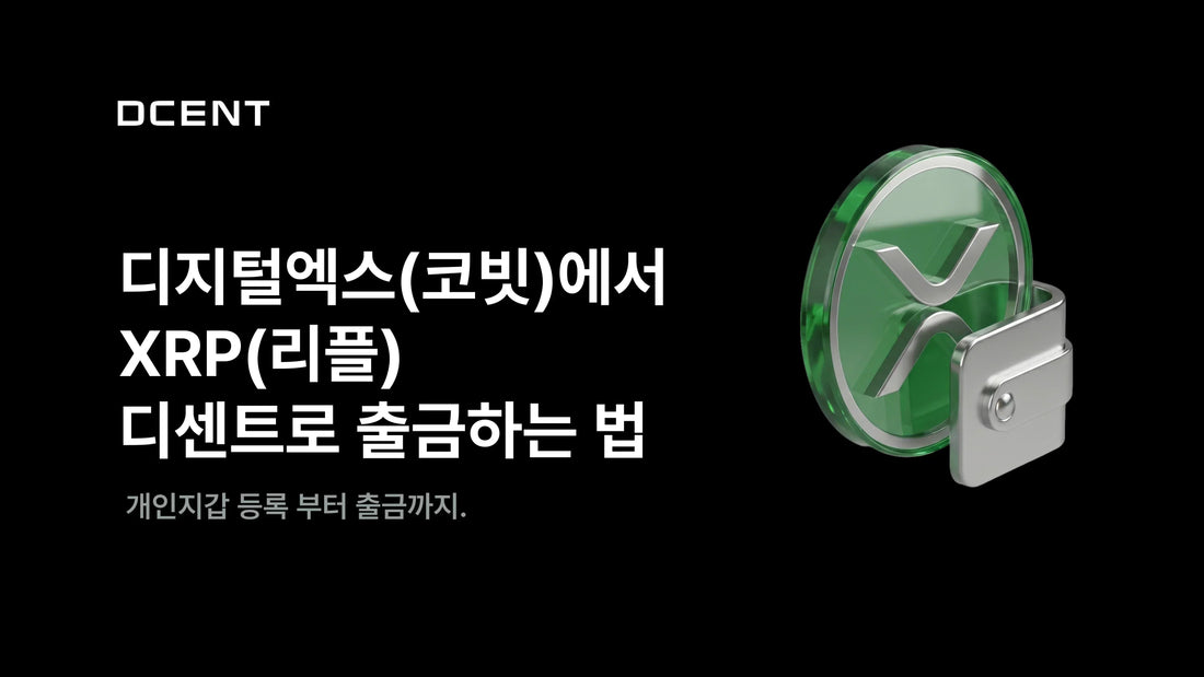XRPFi 입문 가이드 2-3편 — 디지털엑스(코빗)에서 디센트 지갑으로 XRP(리플) 옮기는 법