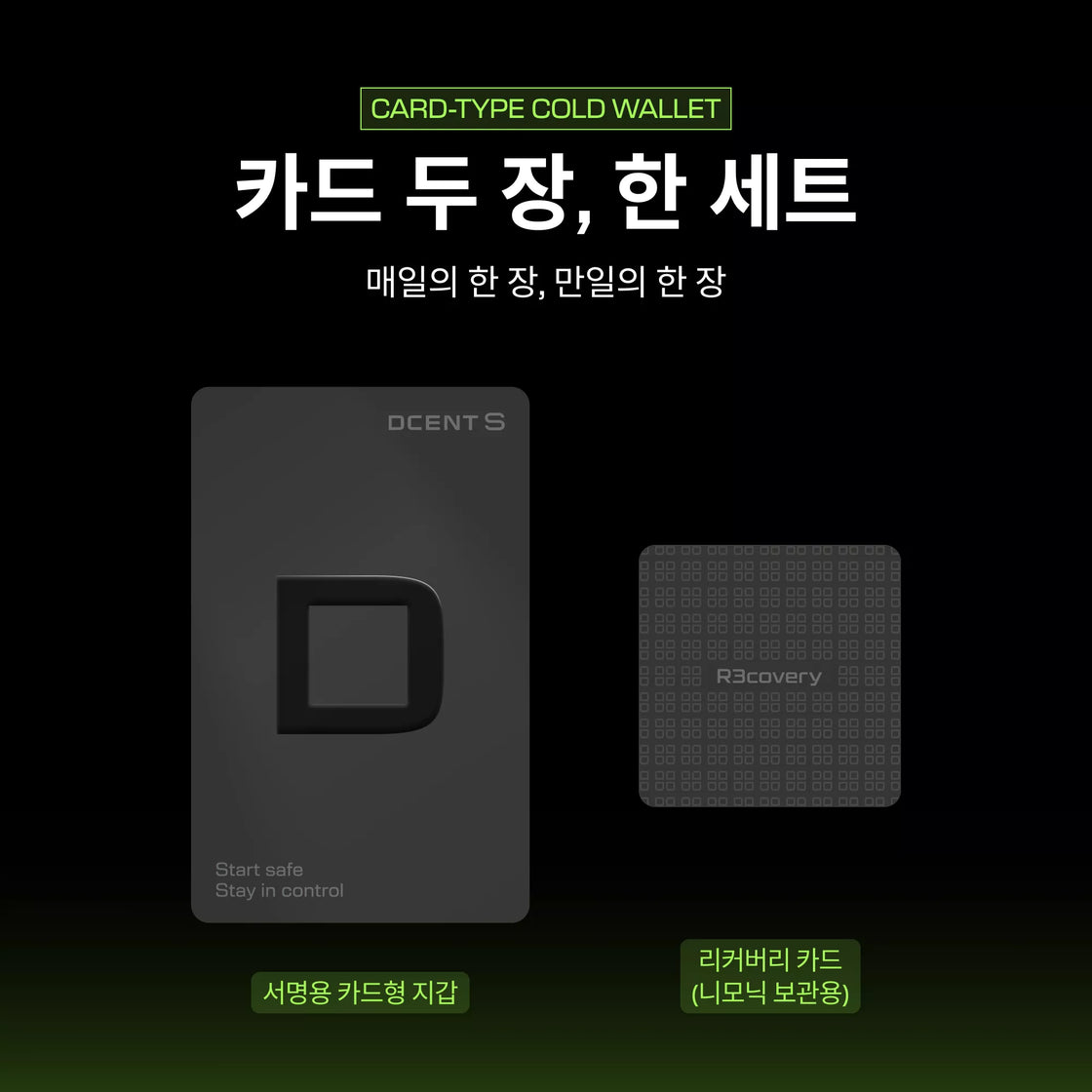 디센트 S + 리커버리 카드 키트