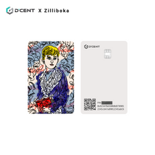 이미지를 갤러리 뷰어에 로드 , [D&#39;CENT X NFT ARTIST] 디자인 카드 지갑
